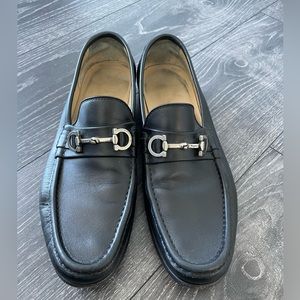 Salvatore Ferragamo Gancini Leather Loafer Size 10.5